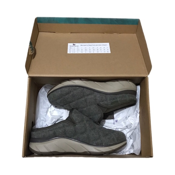 Bionica Wool Slip On Mules Slippers Clogs Comfort shoes Grey 7M, New - Picture 2 of 9